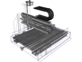 CNC Stepper 3D Model