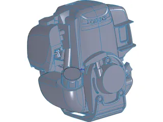Honda GX270 Engine 3D Model