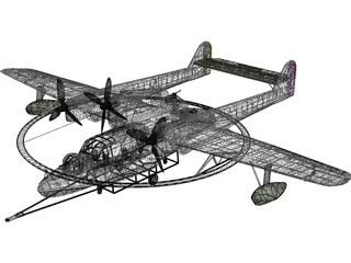 Blohm&Voss BV 138 MS 3D Model