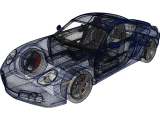 Porsche Cayman S 3D Model