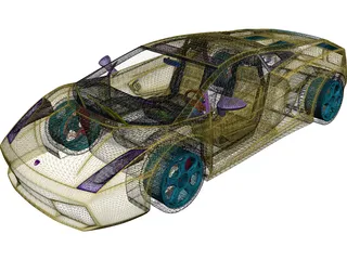 Lamborghini Gallardo 3D Model