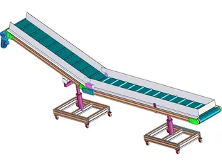 Conveyor Belt 3D Model