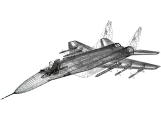 MiG-29A 3D Model