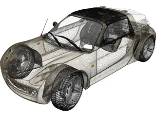 SMART Roadster 3D Model