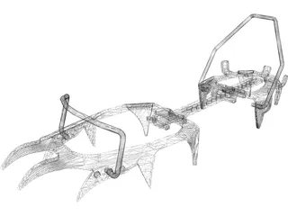 Mountainerin Crampon 3D Model