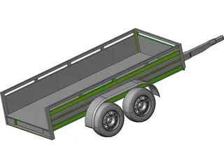 Koch Tandem Trailer 3D Model