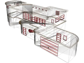 Window House 3D Model