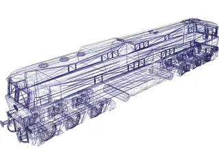 BR232 Locomotive 3D Model