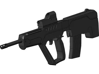 IMI Tavor TAR-21 3D Model