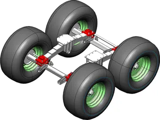 Suspension Rear 3D Model