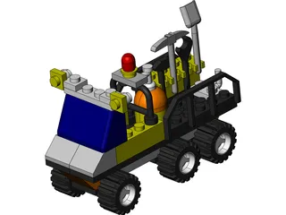 LEGO 6565 Construction Crew Utility Truck 3D Model