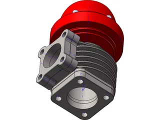 Wastegate 45mm 3D Model