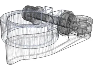 Bicycle Seat Clamp 3D Model