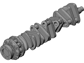 Crankshaft 3D Model