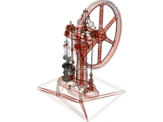 Benson Steam Engine 3D Model