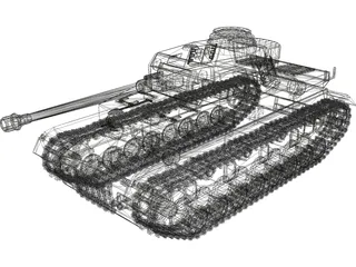 pzkpfw 4 3D Model