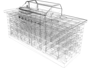 Outdoor Grill 3D Model