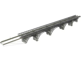 Bloor Viaduct Bridge 3D Model