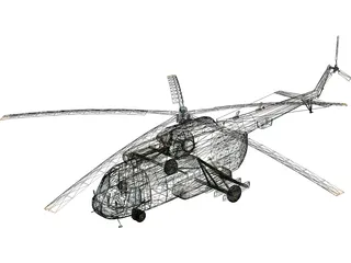 Mil Mi-8 Hip 3D Model