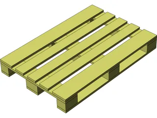 Europallet 3D Model