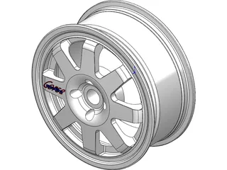 Wheel Speedline Corse 3D Model
