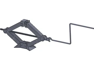 Scissor Car Jack 3D Model