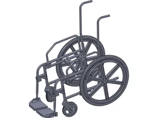 Wheelchair Chassis 3D Model