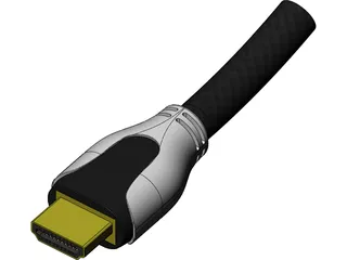 HDMI Plug 3D Model