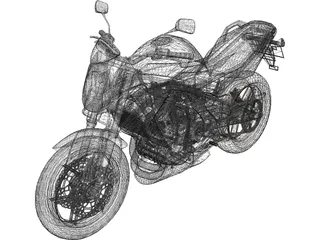 Kawasaki ER-7 3D Model