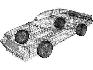 Buick Regal GNX (1987) 3D Model