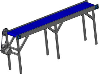 Conveyor Belt 3D Model