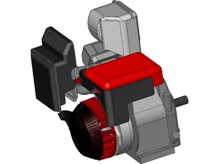 Engine Briggs&Stratton Baja 3D Model