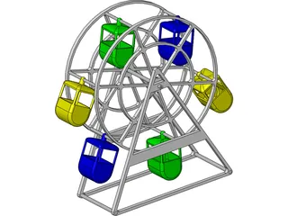 Ferris Wheel 3D Model