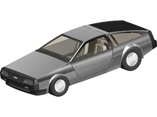 DMC DeLorean (1980) 3D Model