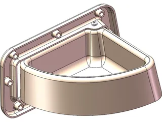 Stowable Dog Dish 3D Model