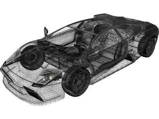 Lamborghini Murcielago 3D Model