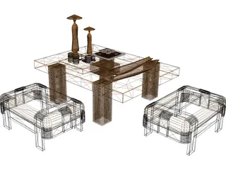 Coffee Table 3D Model