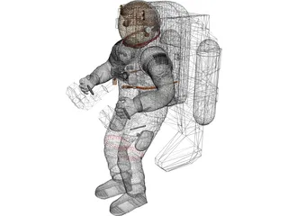 Astronaut 3D Model