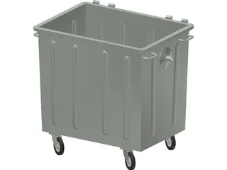 Trash Bins 1000 lt 3D Model