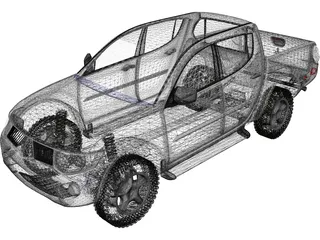 Mitsubishi Triton 3D Model