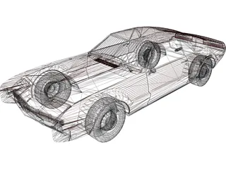 Oldsmobile Toronado (1966) 3D Model