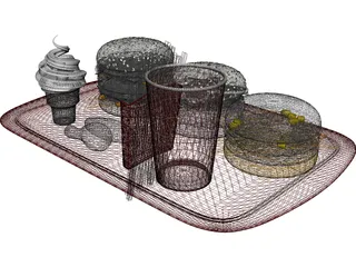 McDonalds Food 3D Model