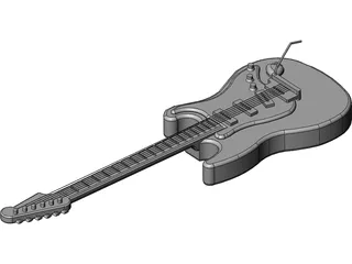 Guitar Electric 3D Model