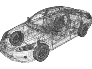 Honda Accord Sedan V6 (2011) 3D Model