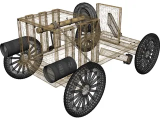 Soap Box Derby Car 3D Model