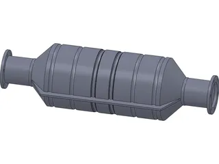 Catalytic Converter 3D Model