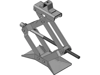 Car Floor Jack 3D Model