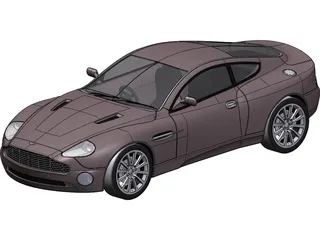 Aston Martin Vanquish (2008) 3D Model