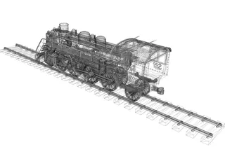 Locomotive 3D Model