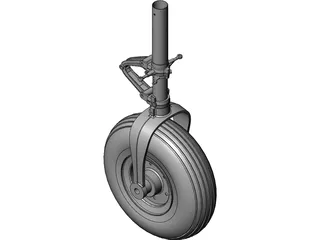 Cessna 150 Nose Landing Gear 3D Model